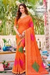 Rangeela Vol 5 By Kashvi Dull Moss Kasab Border Saree